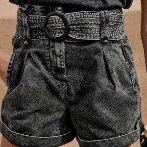 Sezane denim Rome shorts 36